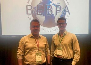 BEBPA 2024 TK VC Alphalyse CEO Thomas Kofoed and Victor Chrone at the 2024 BEBPA HCP Conference.
