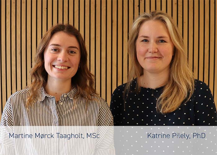 Katrine Pilely and Martine Morck, protein analysits at Alphalyse