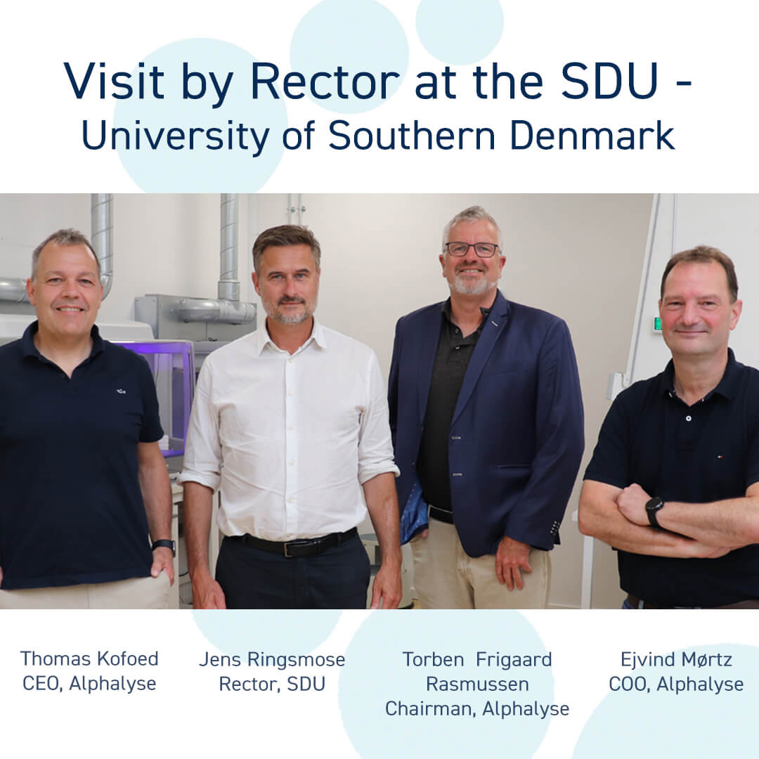 Visit to Alphalyse by Jens Ringssmose, SDU